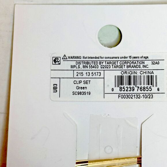 6 Glitter Green & Orange Clover Hair Clips And You Sham Rock Flag New! - Picture 3 of 7